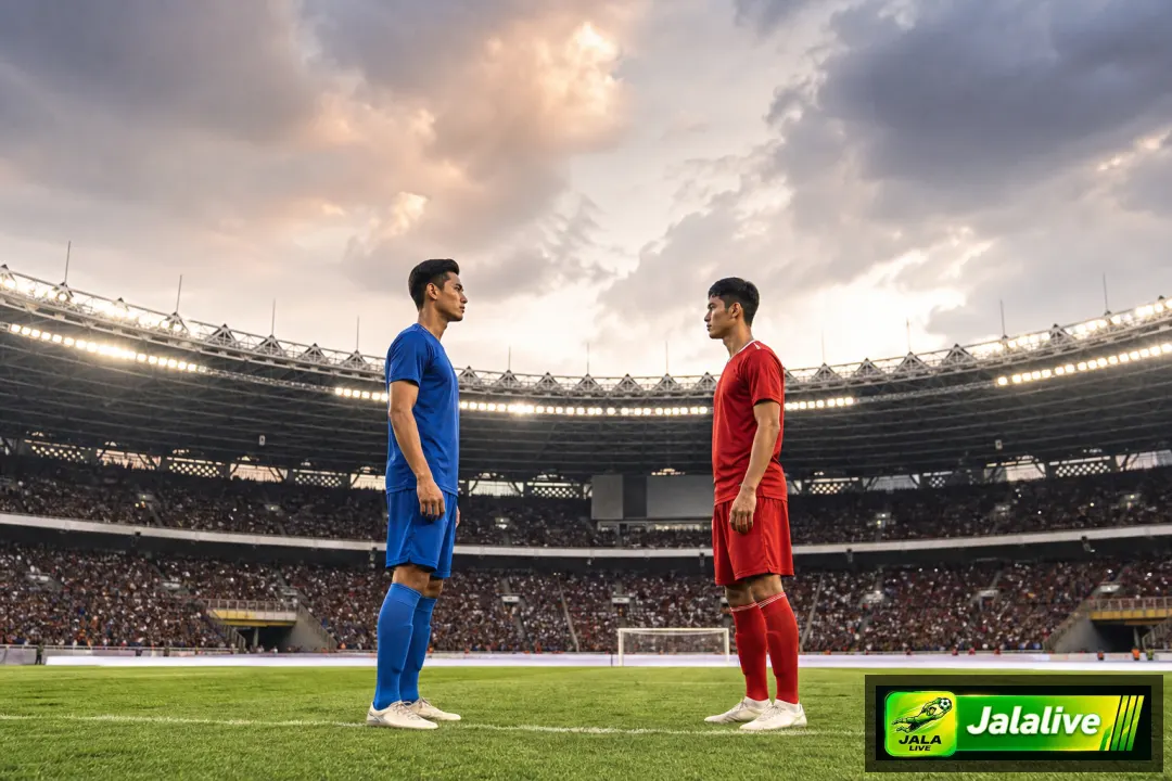Ilustrasi editorial pertandingan Persita kontra Garudayaksa di Liga 1